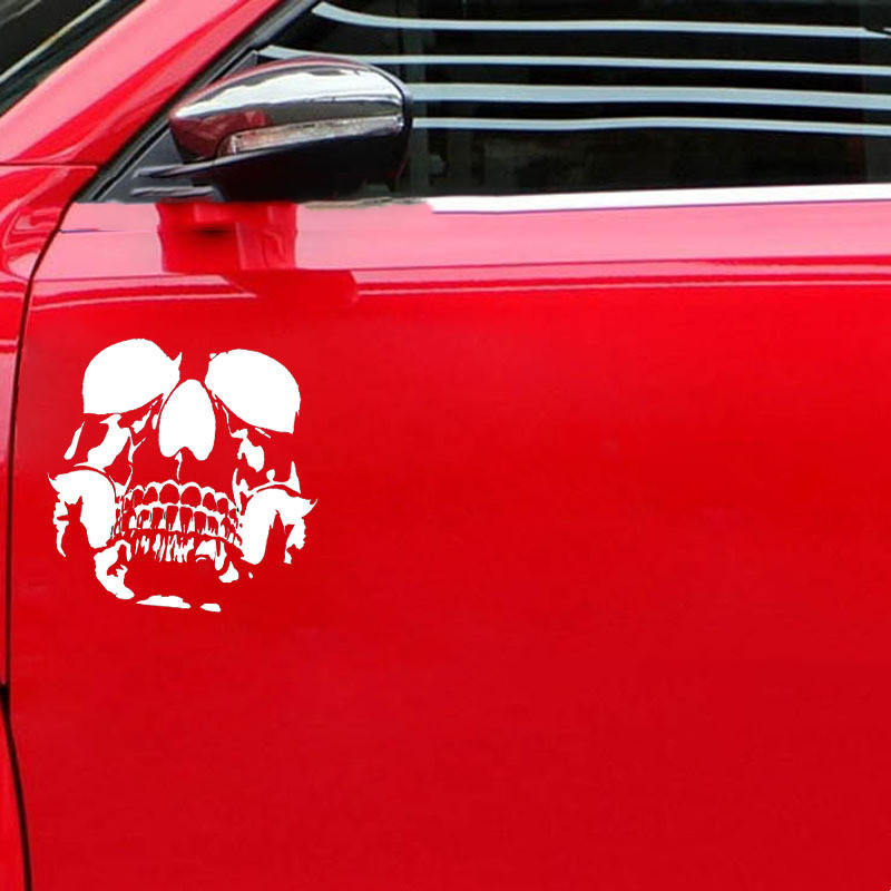 Maxbell Ghost Skull Head Car PVC Sticker for Auto Cars Trucks Red at Rs  1271.00, New Delhi